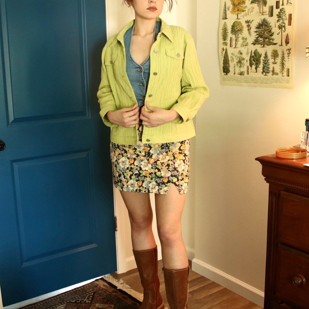Green Lara Lane Jacket, size 14/L